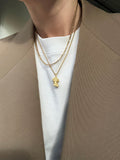 Figure Necklace - Gold