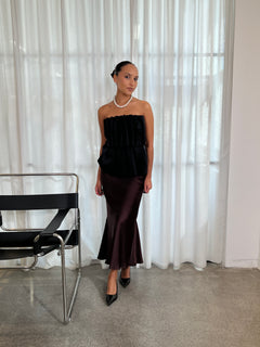 Hyro Skirt - Dark Brown