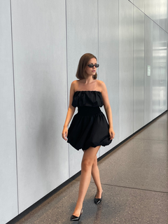 Melange Knit Top - Black