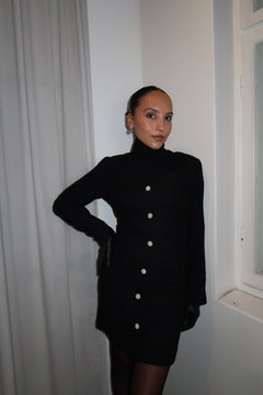 Lilo Mini Dress - Black