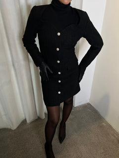 Lilo Mini Dress - Black