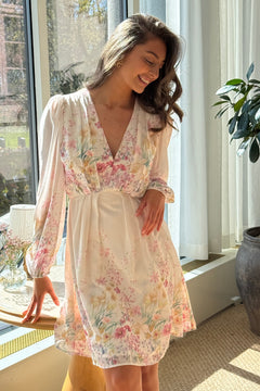 Maja Chiffon Mini Dress - Light Pink