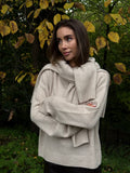 Celine Cashmere Sweater - Light Sand Melange