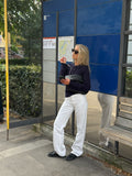 Marte LS Rib Polo Knit  - Navy