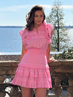 Fryd Paisley Dress - Light Pink