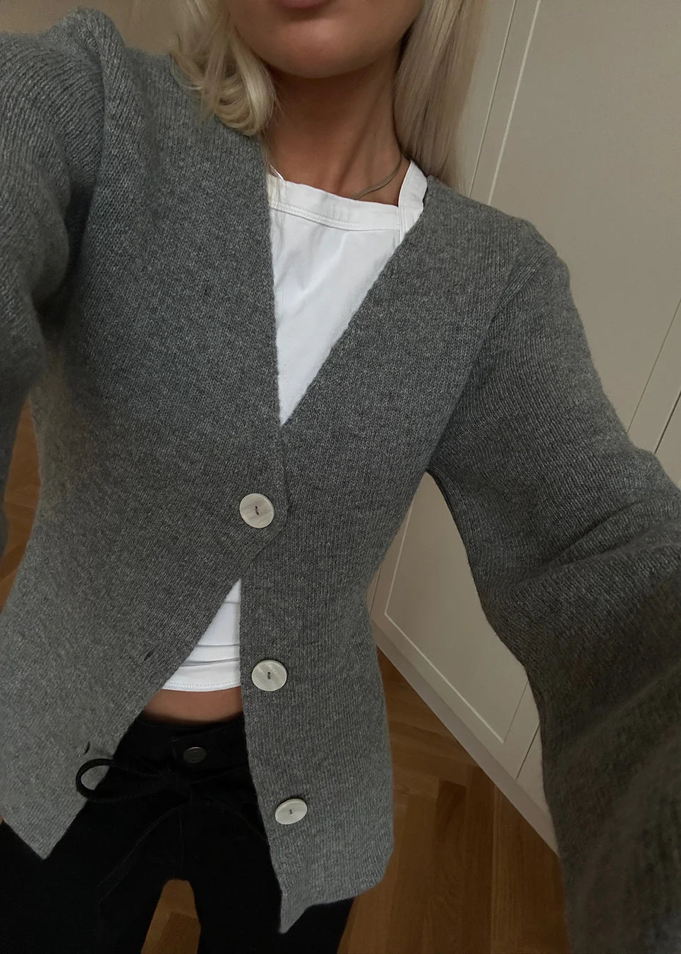Klayton Cardigan - Grey Melange