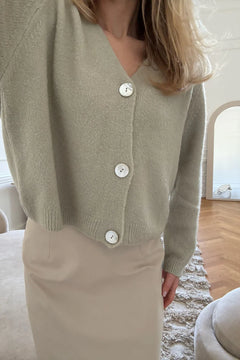 Vickyic Cardigan - Pistachio