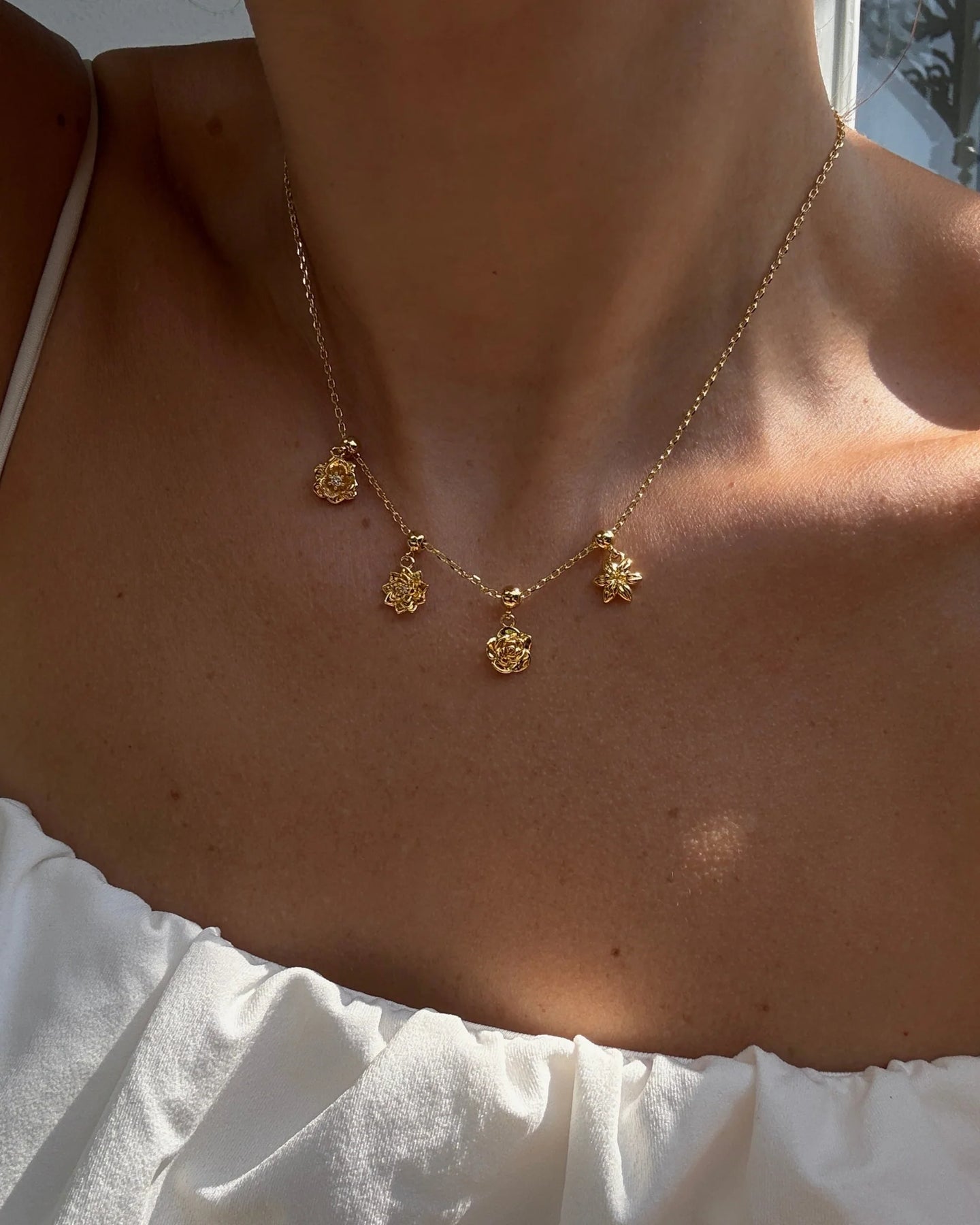 Rose Charm - Gold