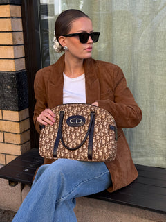 Dior Boston Bag - Brown