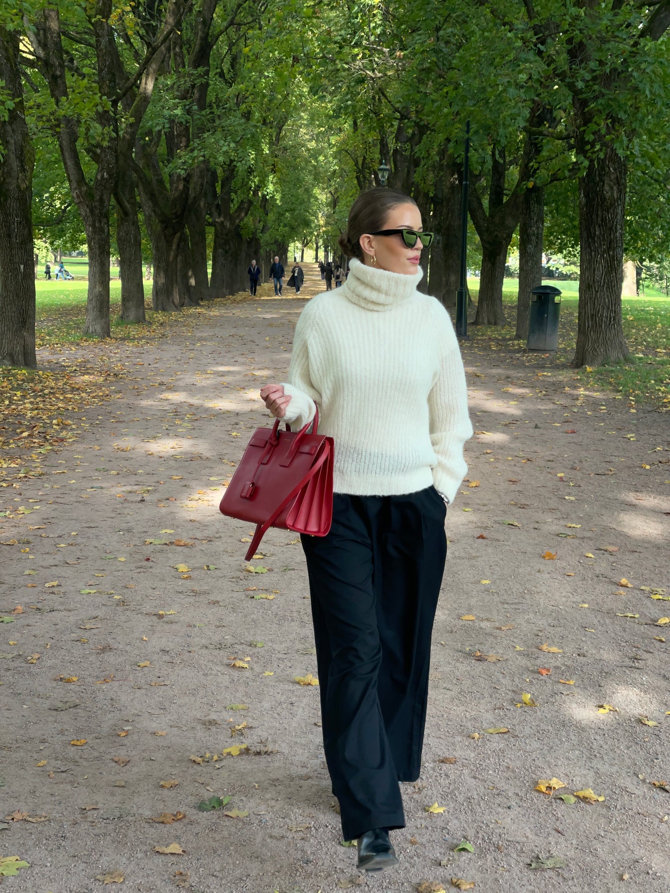 Saint Laurent Sac De Jour Bag - Red