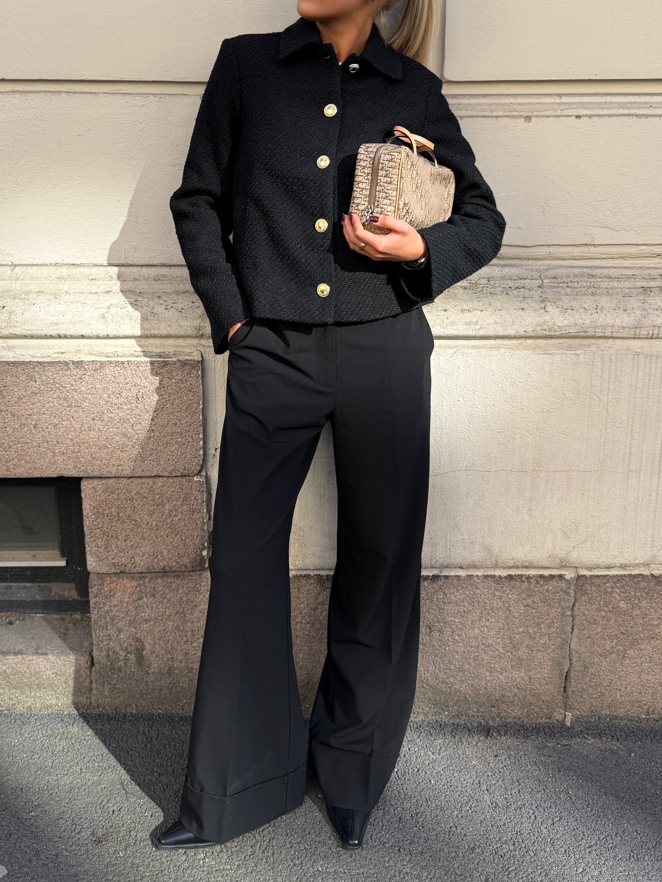 Dior Monogram Handbag - Beige