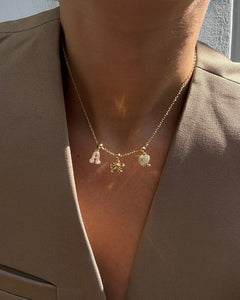 Letter Charm - Gold