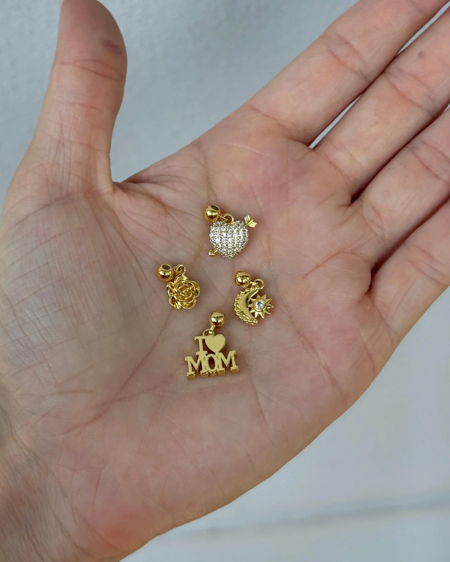 Rose Charm - Gold