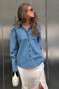 Lily - Wilson Overshirt - Piedra Wash