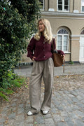 Idaic Cardigan - Bordeaux
