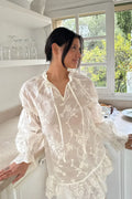 Magdaic Dress - White Embroidery