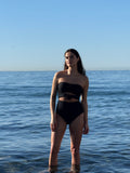Flower Swimsuit - Black