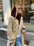Victoria Wool Cashmere Scarf - Wine