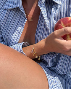Letter Charm - Gold