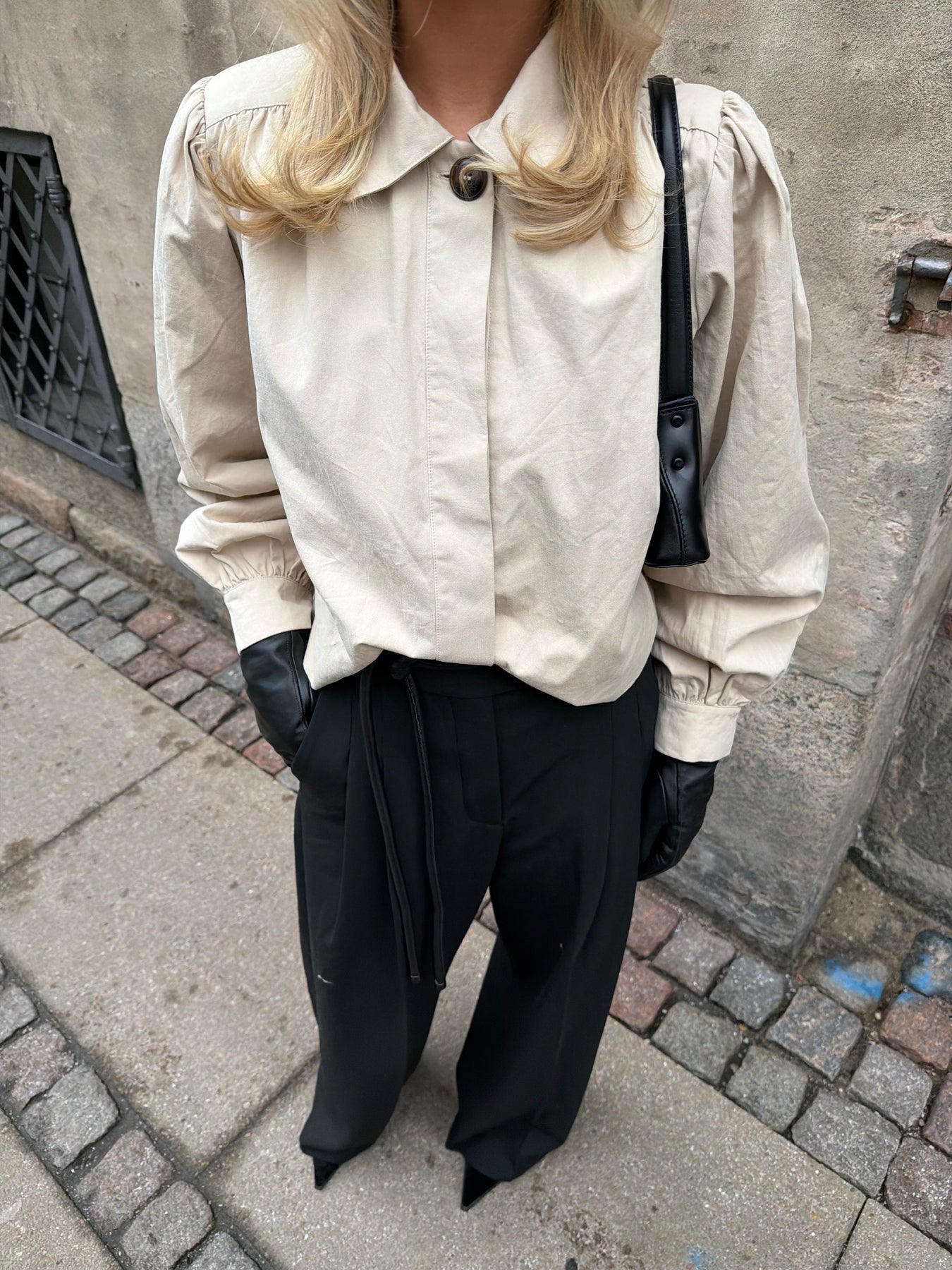 Thale Short A-Shape Jacket - Light Beige