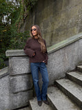 Mari Wool Sweater - Dark Brown