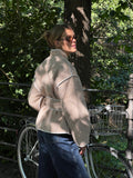 Estelle Tweed Jacket - Sand