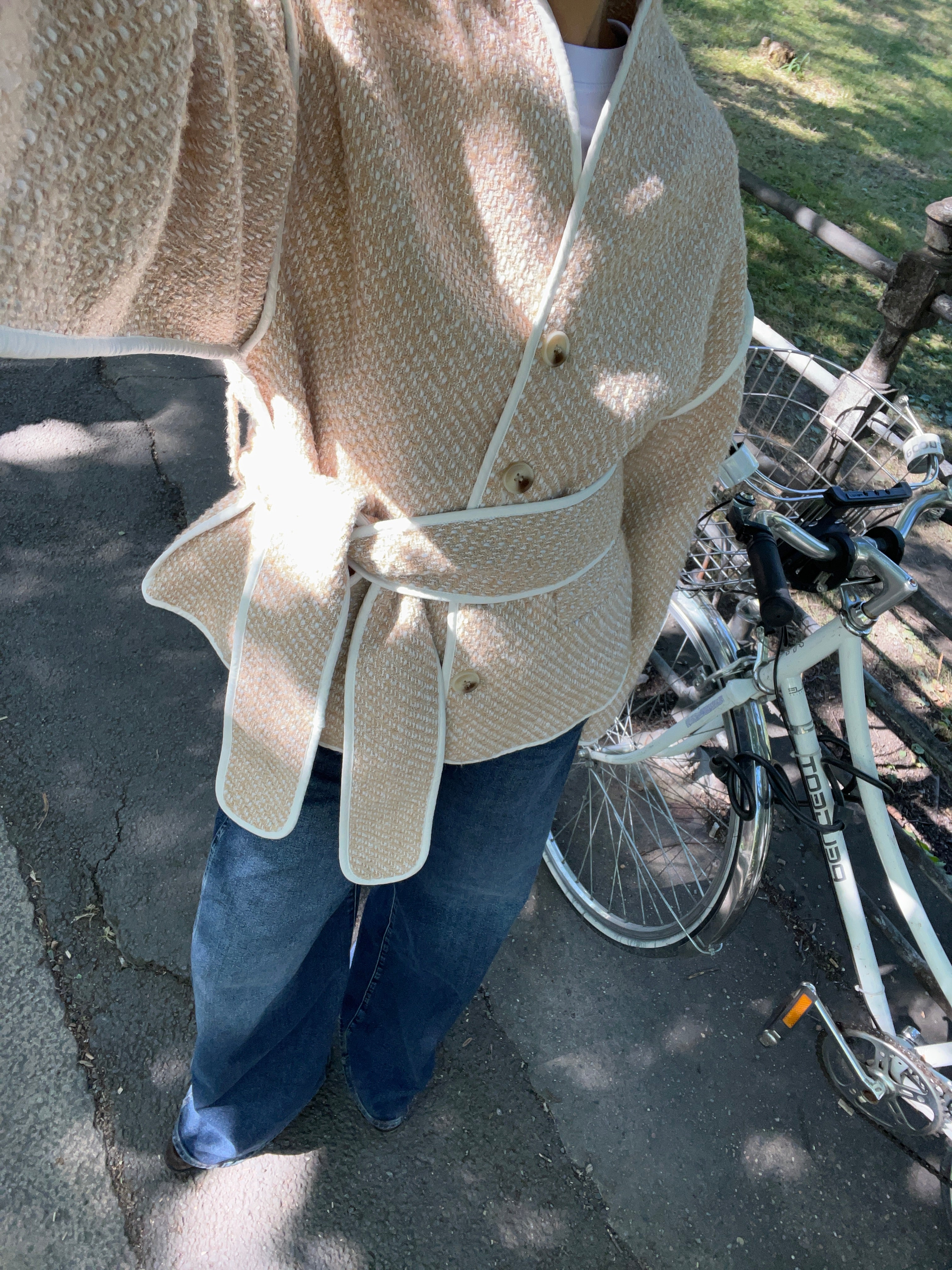 Estelle Tweed Jacket - Sand