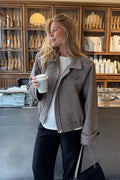 Miaic Short Jacket - Brown Stripes