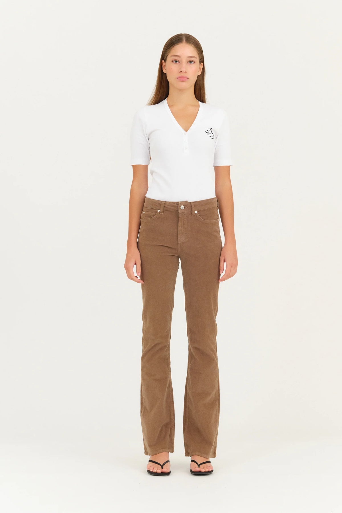 Tara Jeans Baby Cord - Cool Taupe