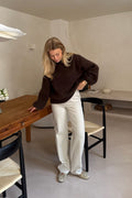 Idaic Pullover - Dark Brown