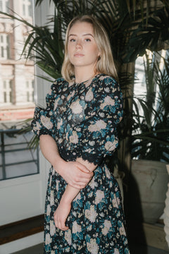 Georgette Maxi Dress - Midnight
