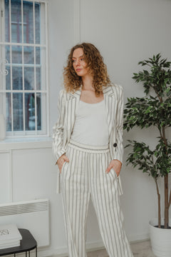 QuinIW Blazer - Sommer Pinstripe