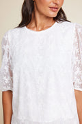 Isabel Embroidery - White
