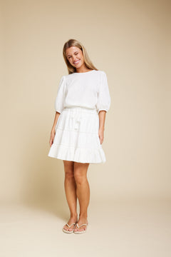 Isabel Solid - White