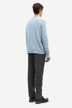 Isak Knit Sweater - Subdued Blue
