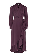 Iza Midi Dress - Burgundy
