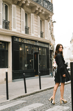 Iza Mini Dress - Black