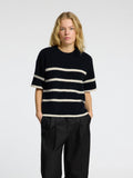 Maline-Liliana 2/4 Knit O-Neck Noos - Dark Sapphire Birch