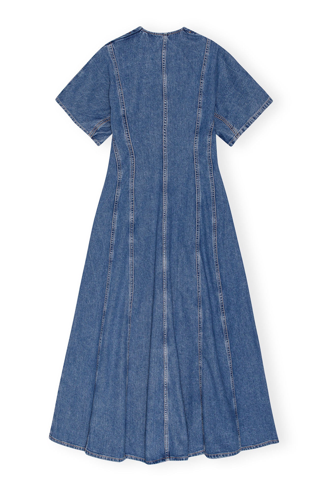 Future Denim Maxi Dress - Mid Blue Stone