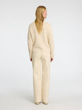 Vinna Ls Structure Knit Cardigan Noos - Birch