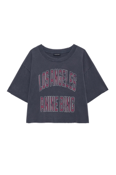 Johnny Cropped Tee - Washed Black