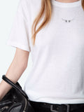 Marta Pcl Wings Strass - Blanc