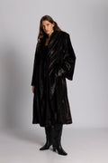 Angela Faux Fur Coat - Brown