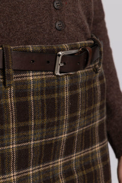 Betty Leather Belt - Dark Brown
