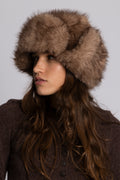 Frank Fake Fur Grandpa Hat - Brown