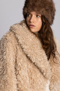 Astrid Faux Fur Hat - Brown