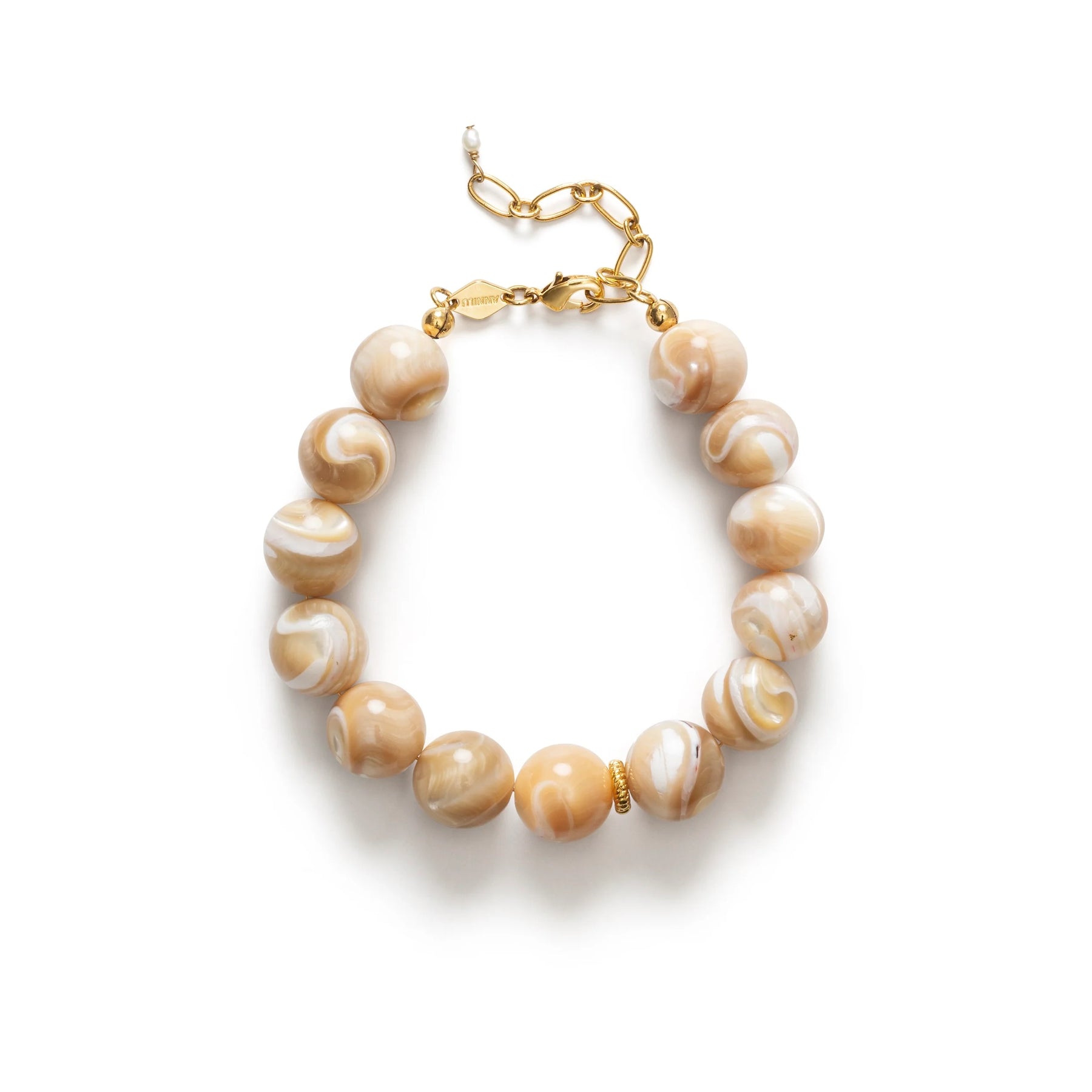 Jetset Gems Bracelet - Cream