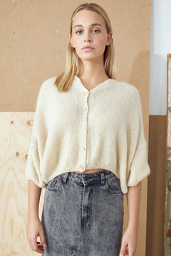 Johanna Knit Cardigan - Sand