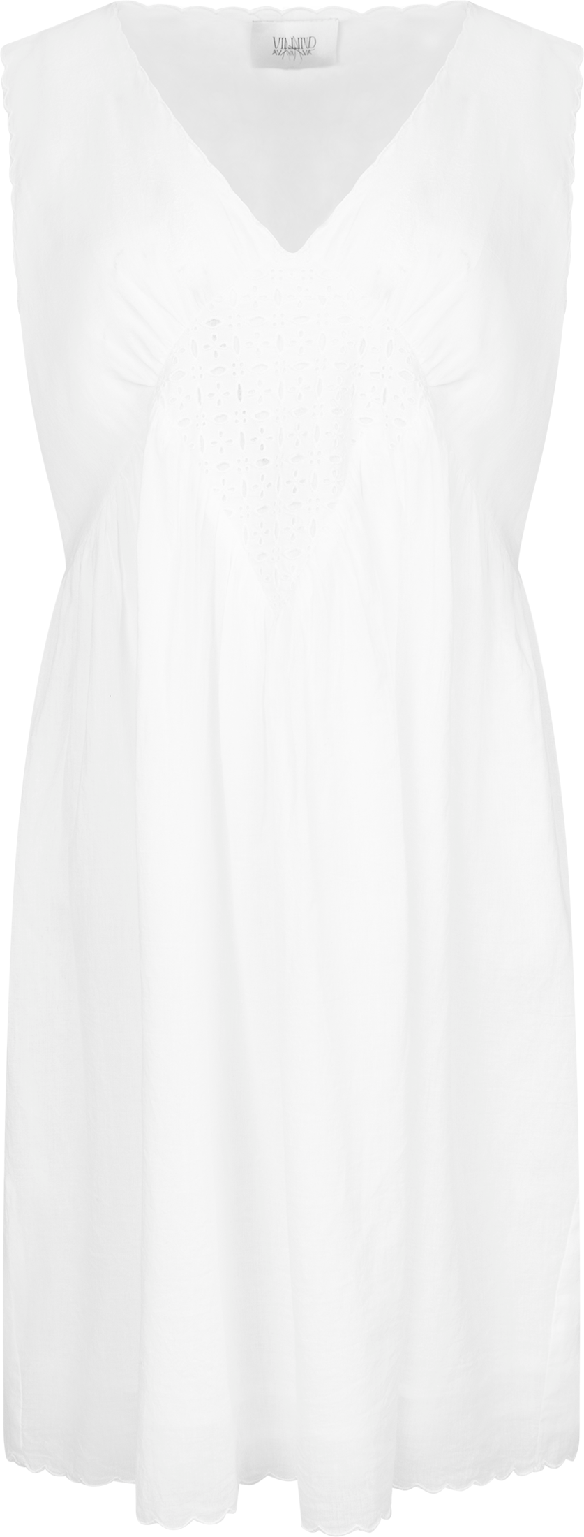 Jolie Cotton Mini Dress - White