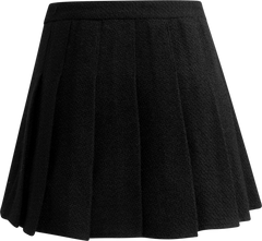 Tiny Tweed Boucle Skirt - Black